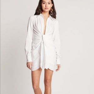 NWOT Choosy Crosby St Dress Shirt Dress White Size 4